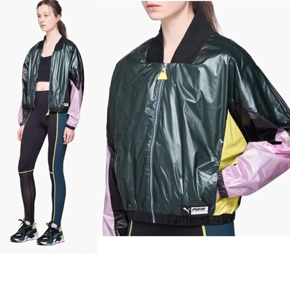 NWT Puma TZ Active Jacket Color Block Light Weight